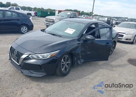 2020 Nissan Sentra Sv Xtronic Cvt z USA, uszkodzony, nr VIN 3N1AB8CVXLY205780
